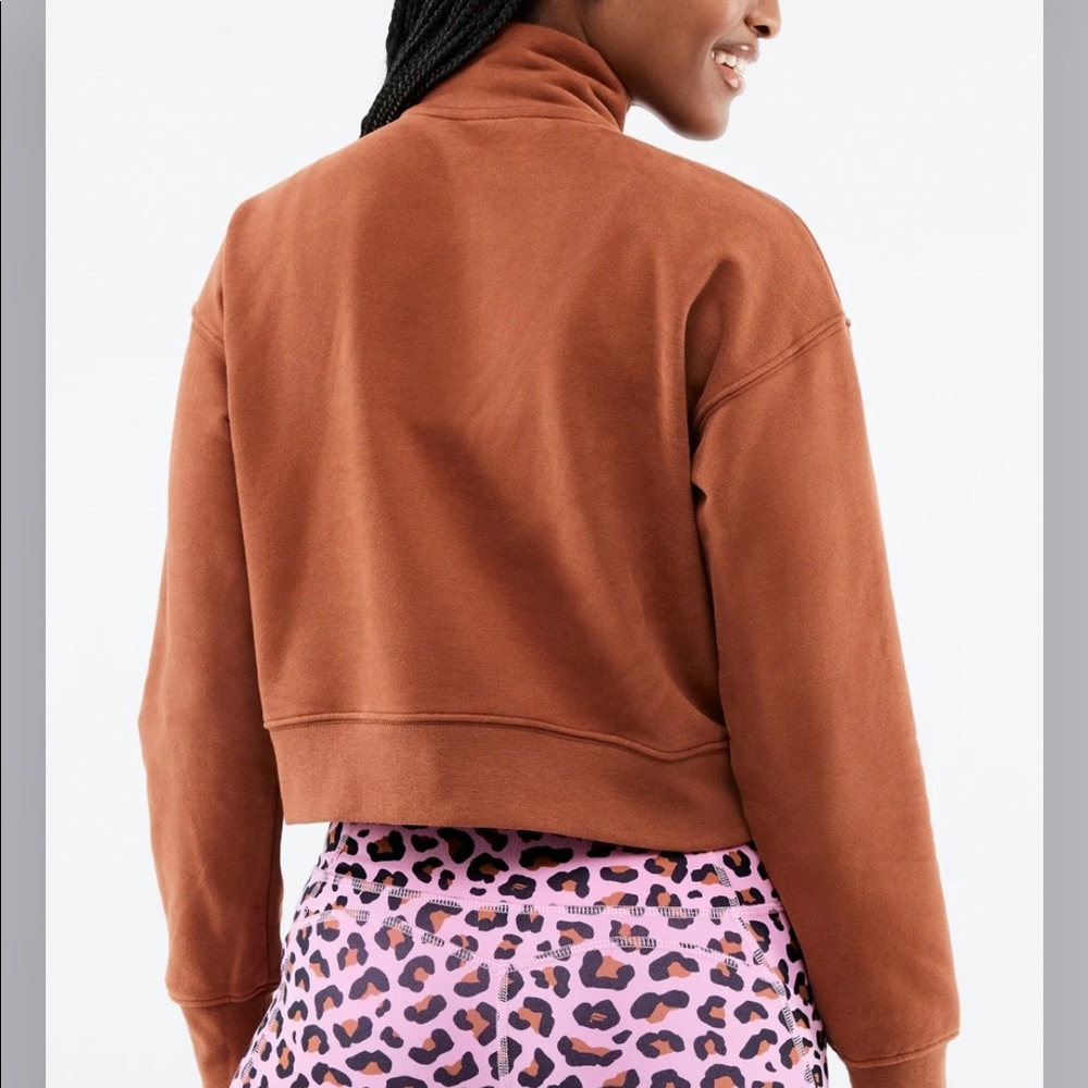 Fabletics Half Zip Cropped Pullover - image 3